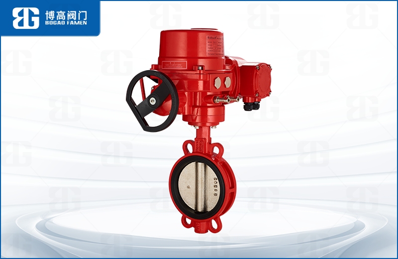 電動對(dui)夾式蝶(dié)閥