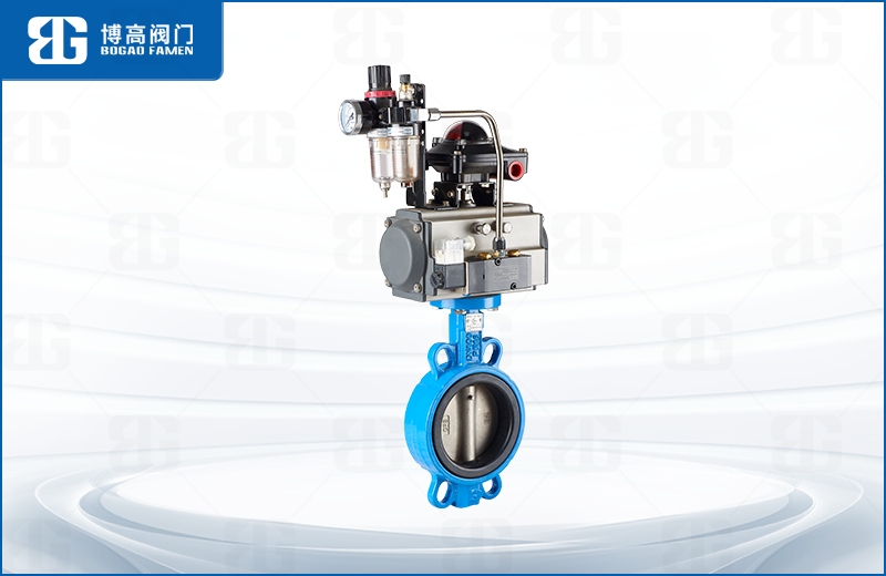 氣動對夾中線(xian)蝶閥