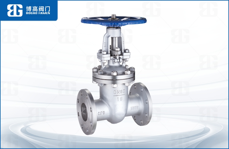 不(bu)鏽鋼楔式法(fǎ)蘭閘閥